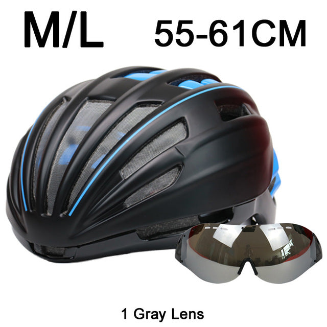 Goggles Cycling Helmet
