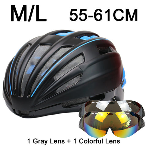 Goggles Cycling Helmet