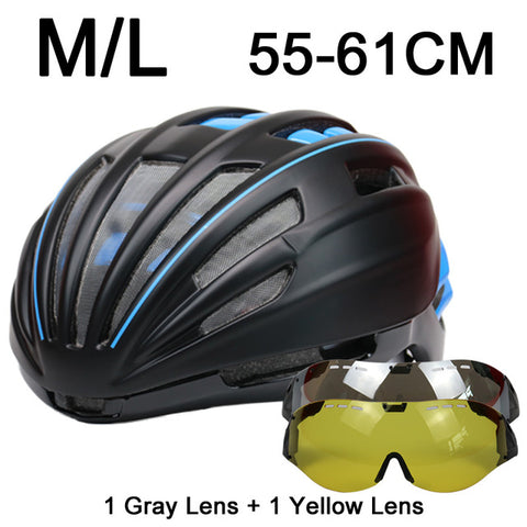 Goggles Cycling Helmet