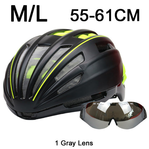 Goggles Cycling Helmet