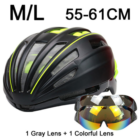 Goggles Cycling Helmet