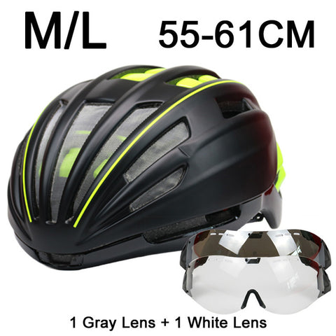 Goggles Cycling Helmet