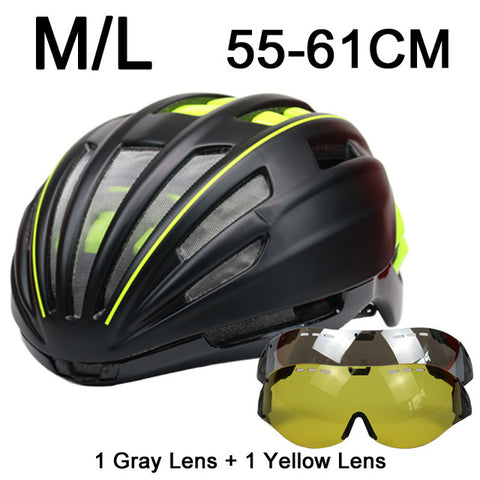 Goggles Cycling Helmet