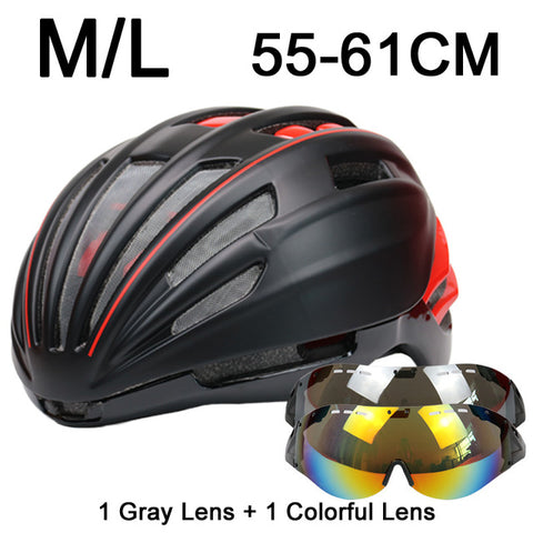Goggles Cycling Helmet