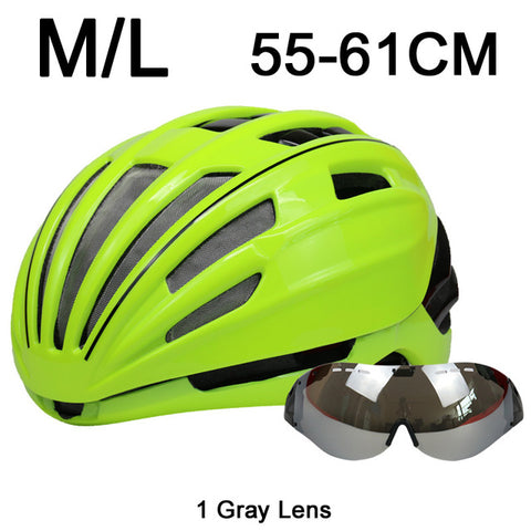 Goggles Cycling Helmet