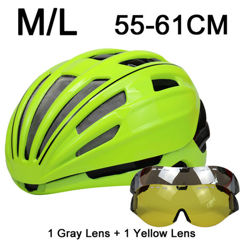 Goggles Cycling Helmet