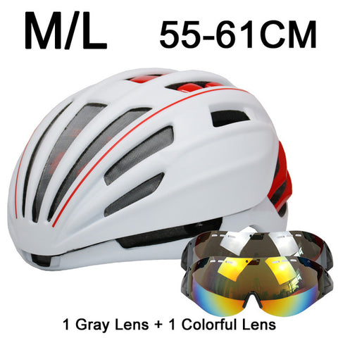 Goggles Cycling Helmet